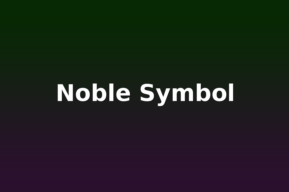 Noble Symbol