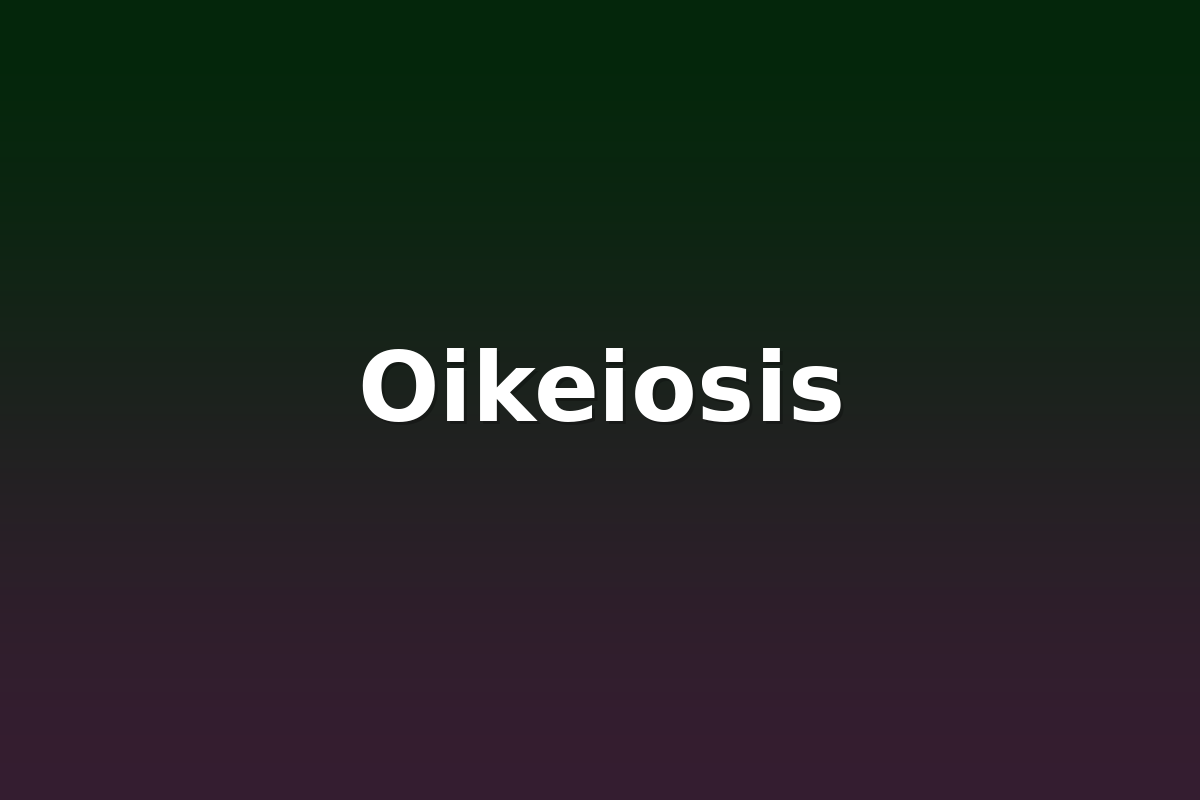 Oikeiosis