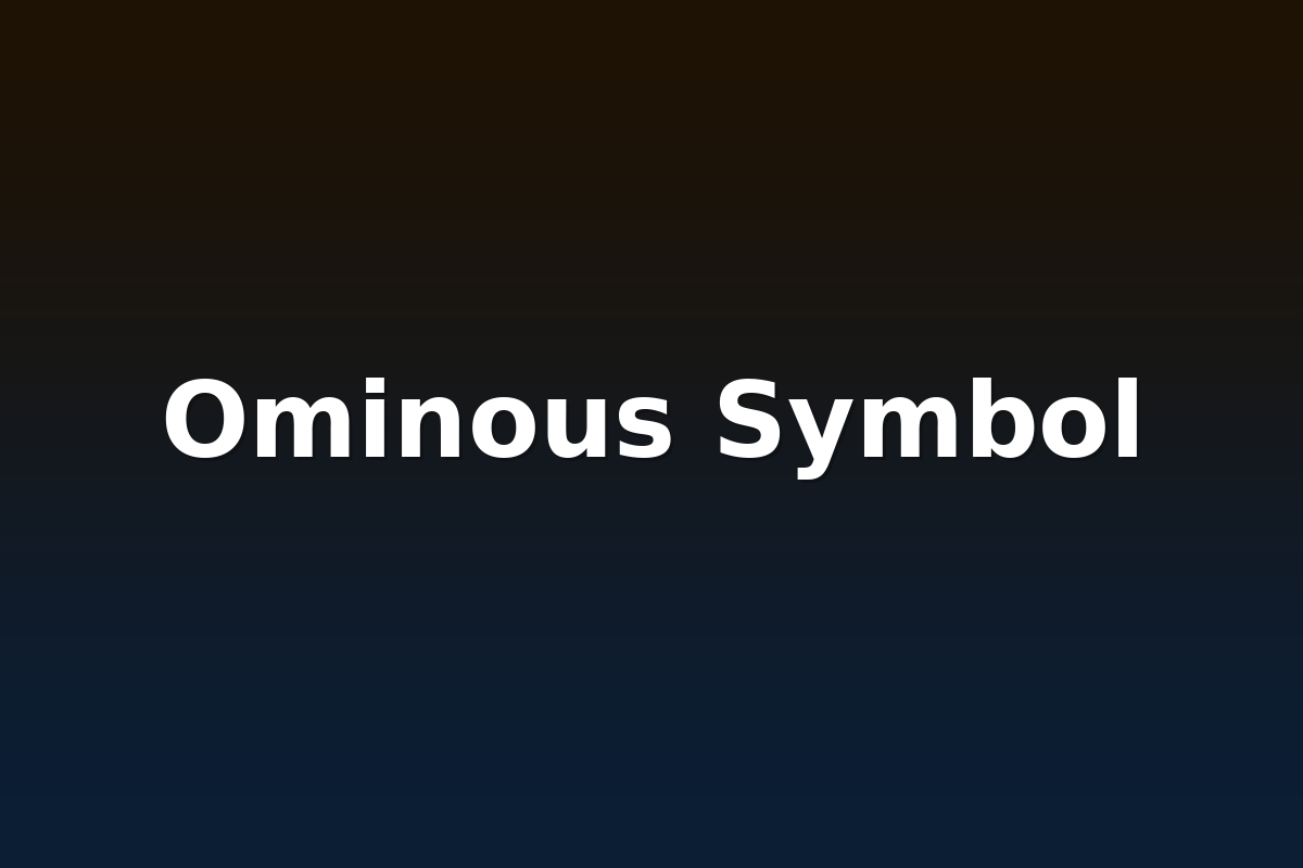 Ominous Symbol