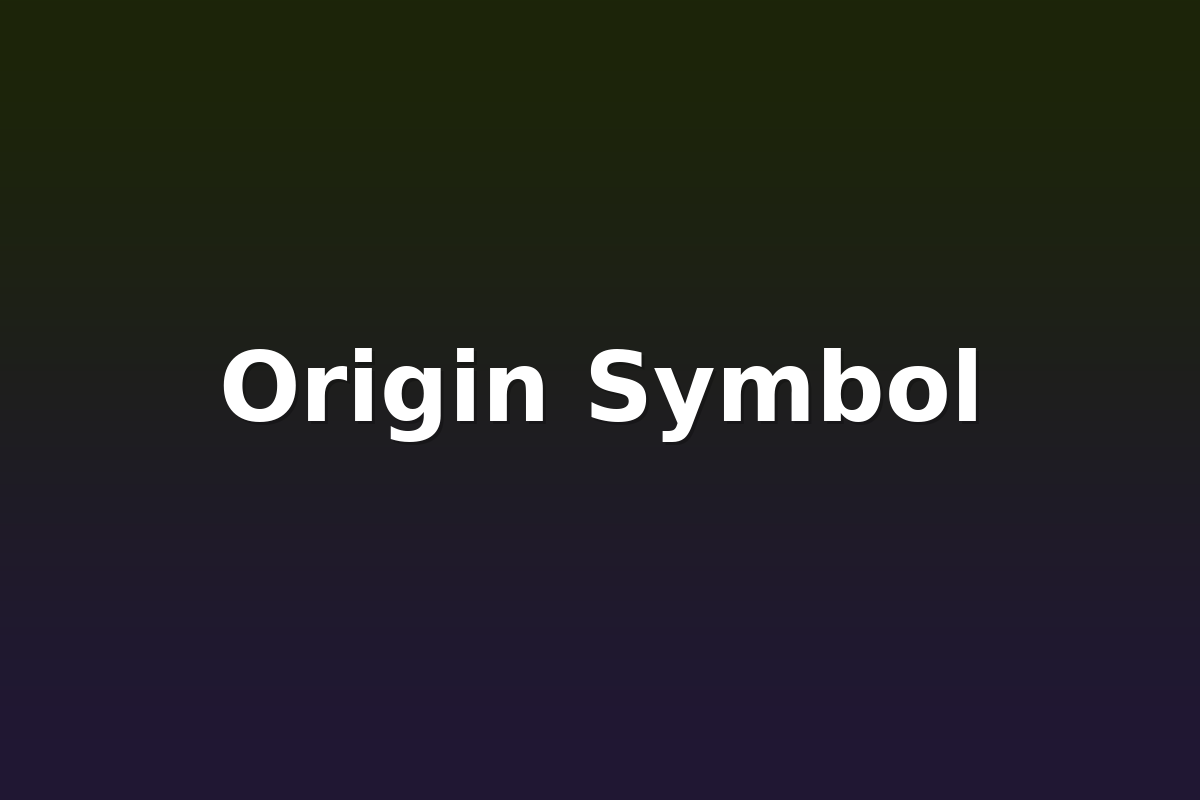 Origin Symbol