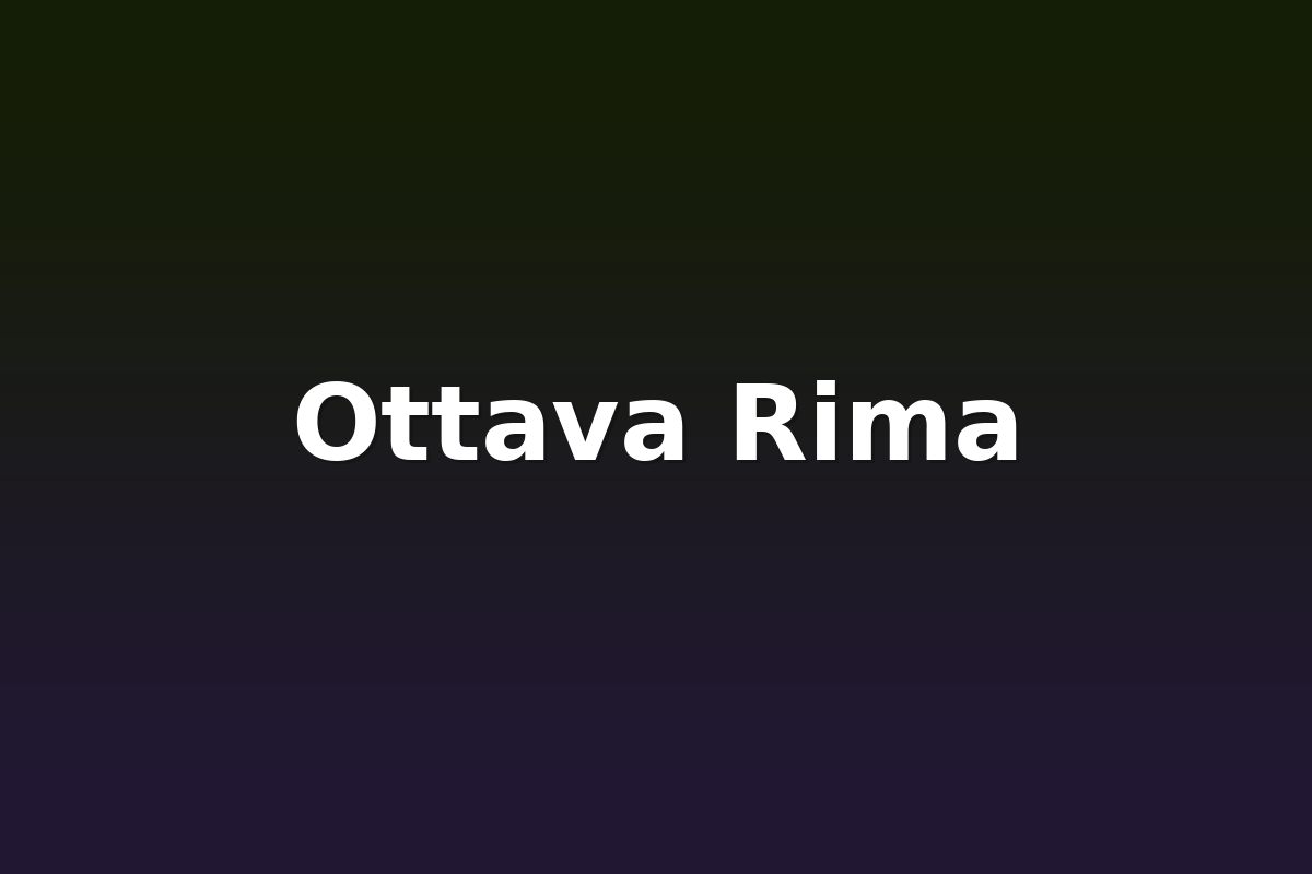 Ottava Rima
