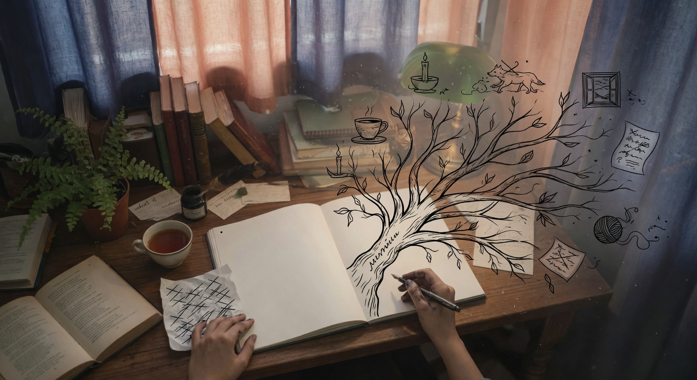 Overcoming Blank Page Anxiety with Branching Prompts
