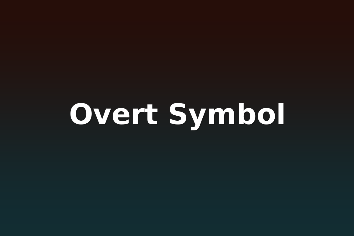 Overt Symbol