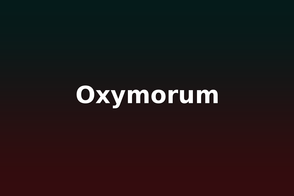Oxymorum