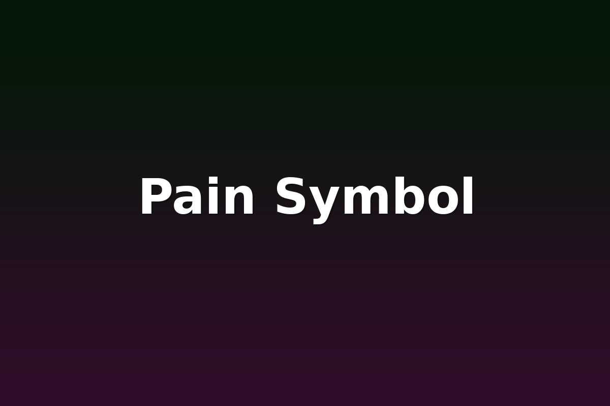 Pain Symbol