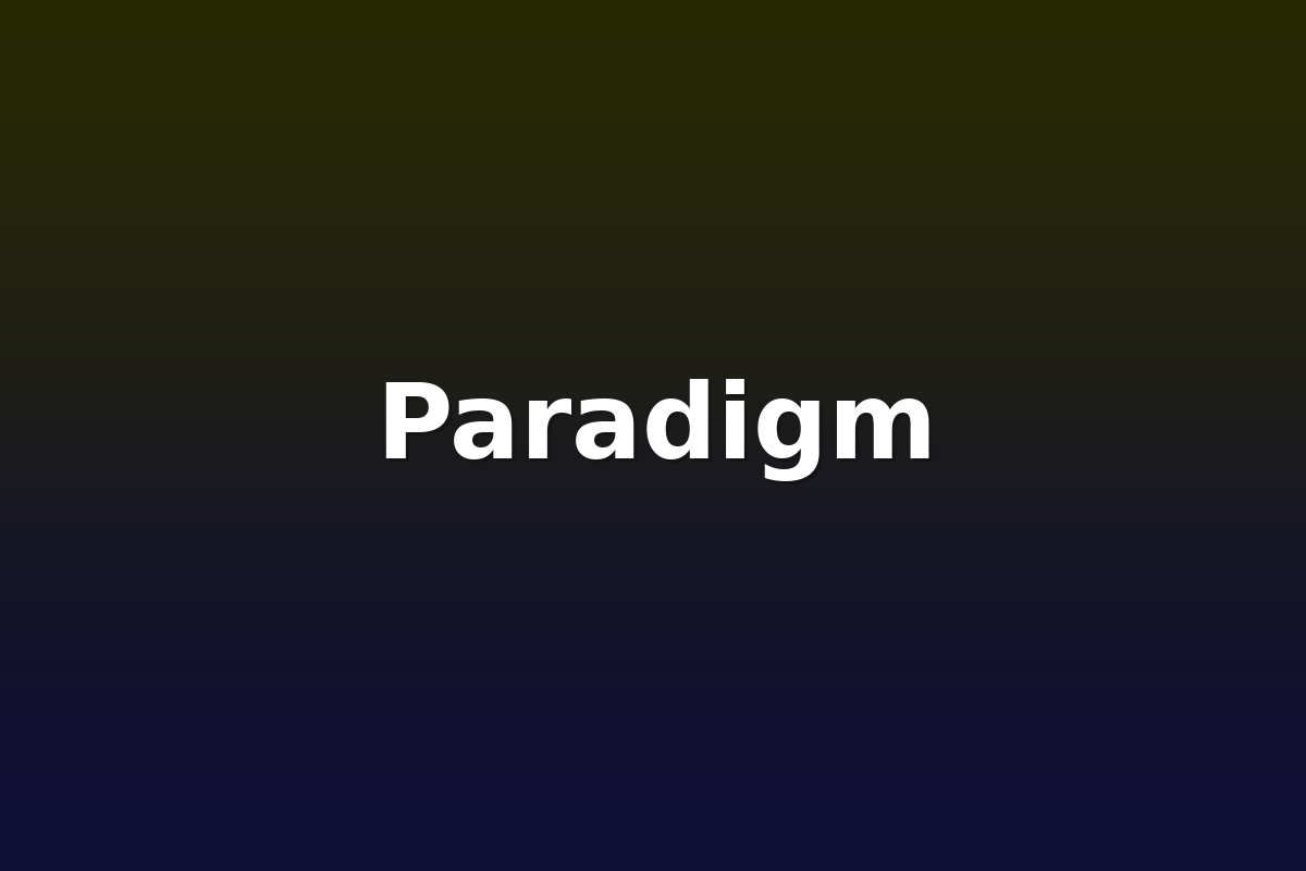 Paradigm