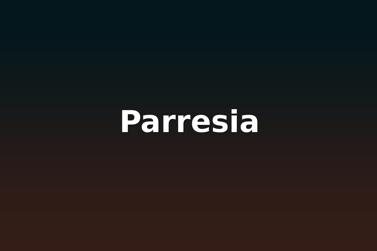 Parresia