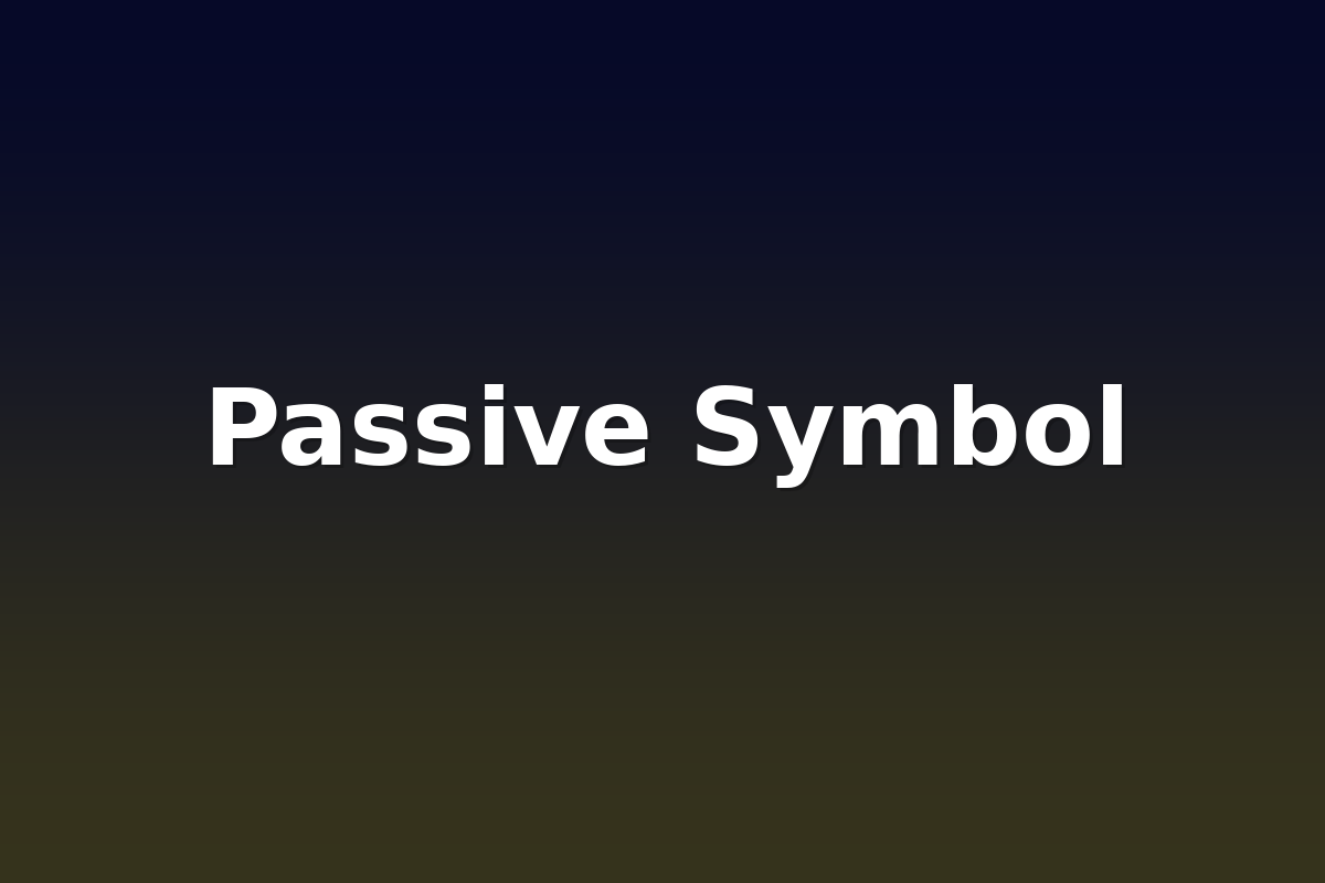Passive Symbol