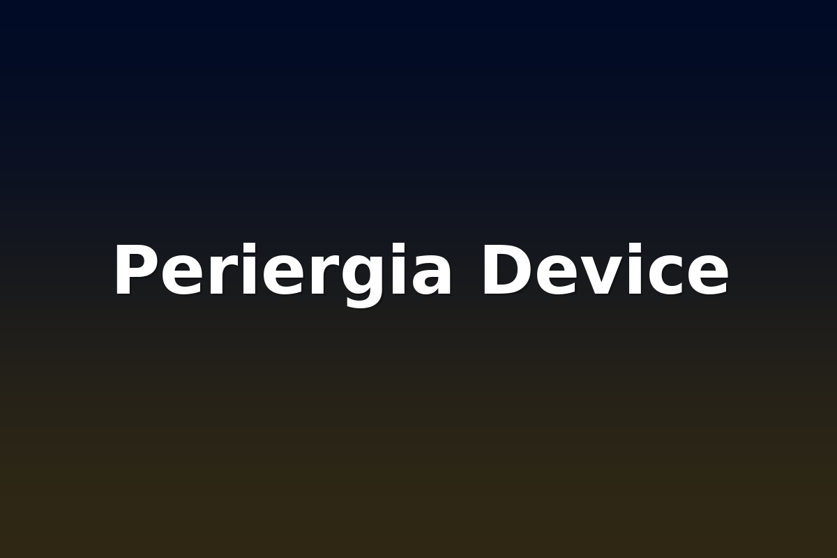 Periergia Device