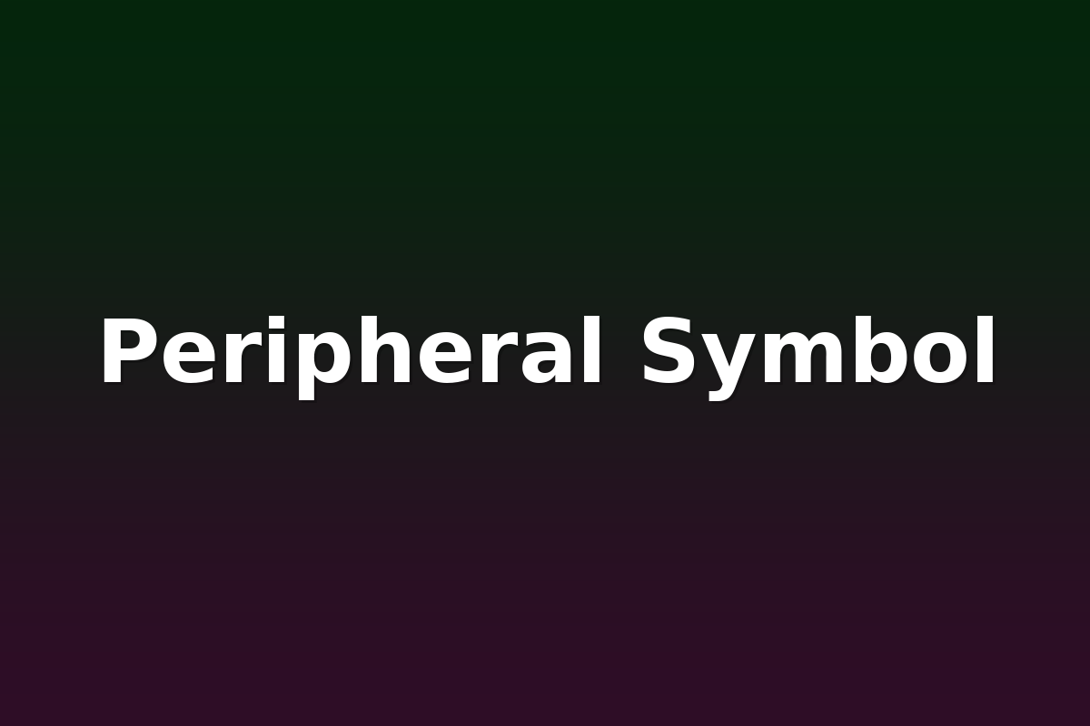 Peripheral Symbol