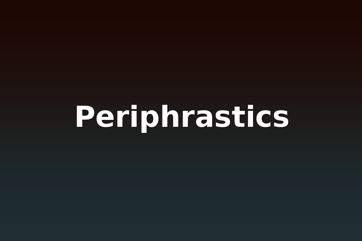 Periphrastics