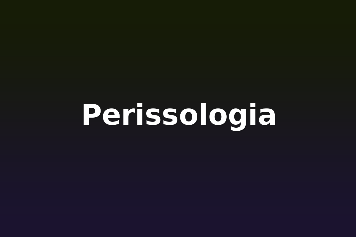 Perissologia