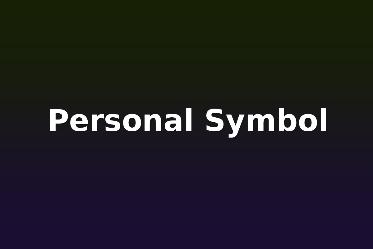 Personal Symbol