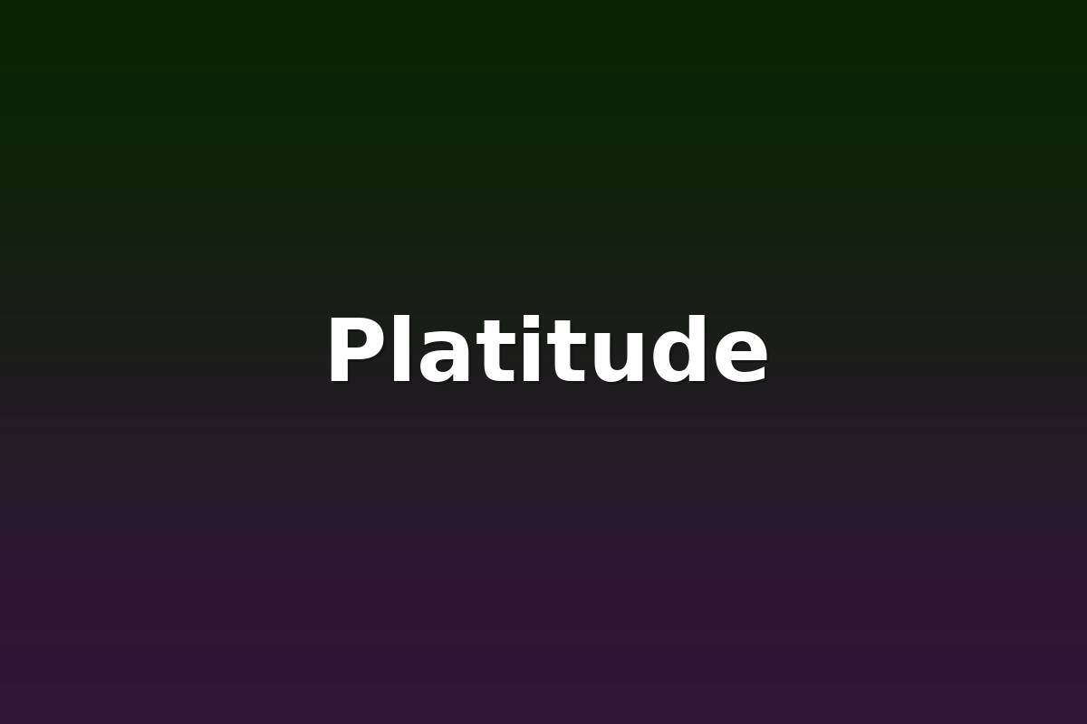 Platitude