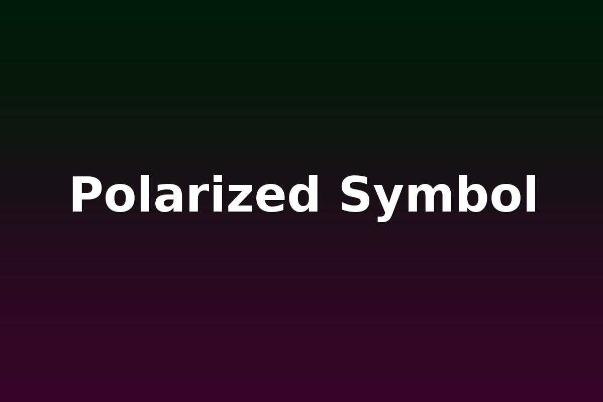 Polarized Symbol