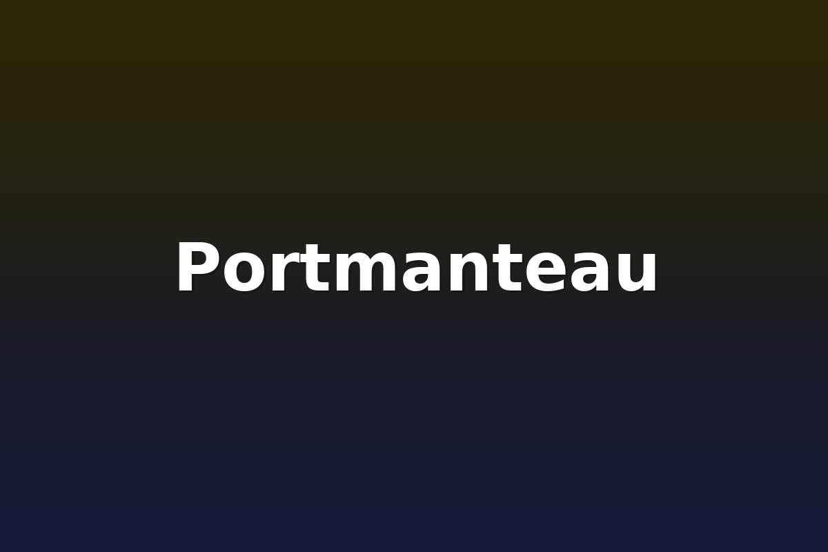 Portmanteau