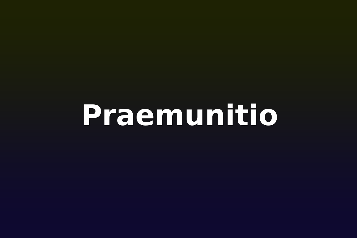 Praemunitio
