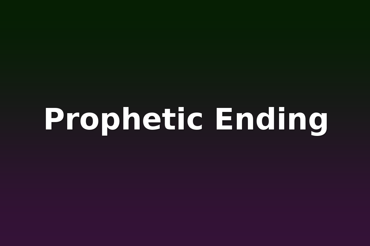 Prophetic Ending