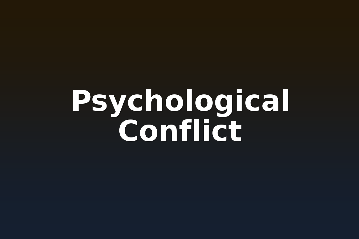 Psychological Conflict