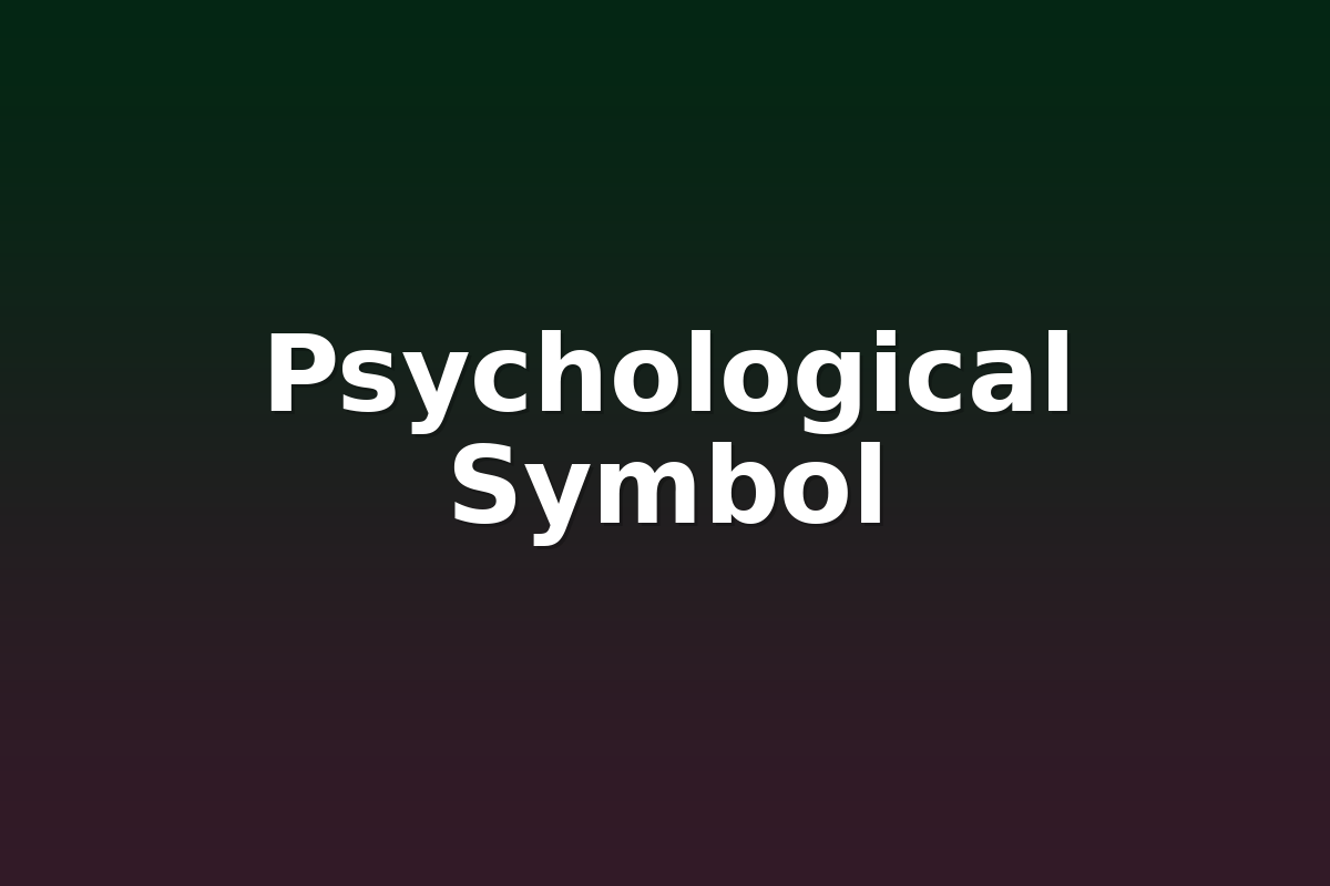 Psychological Symbol