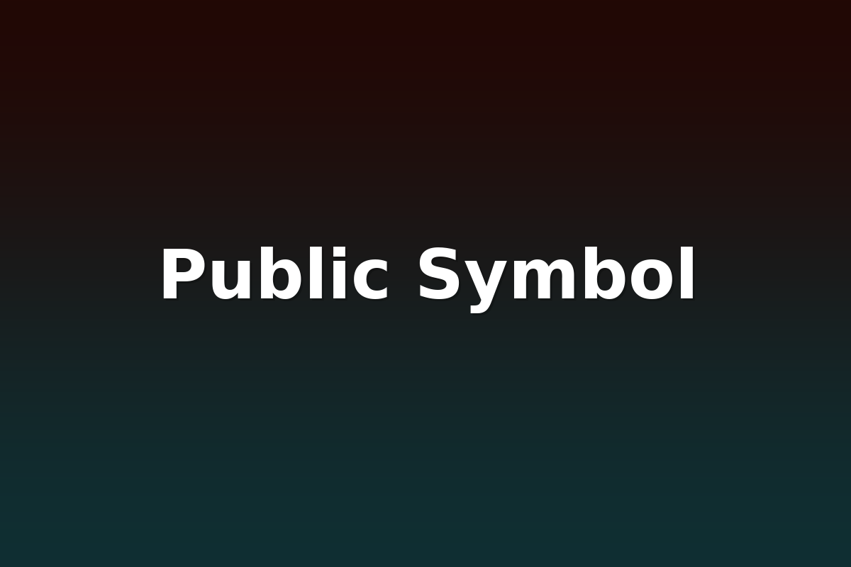 Public Symbol