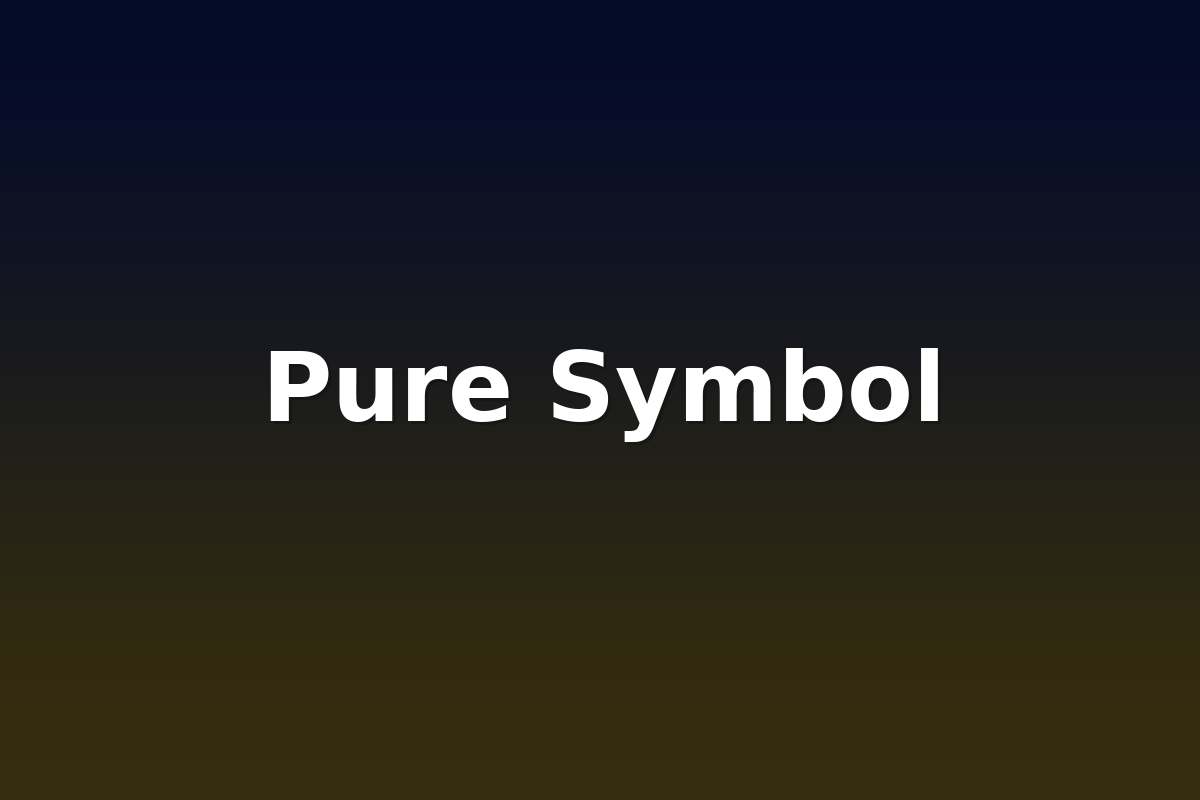 Pure Symbol