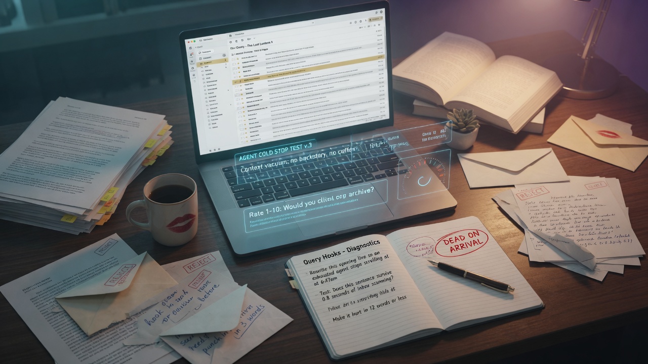 Query Letter Hook Diagnostics: AI Prompts That Test Whether Your Opening Line Will Stop an Agent Cold