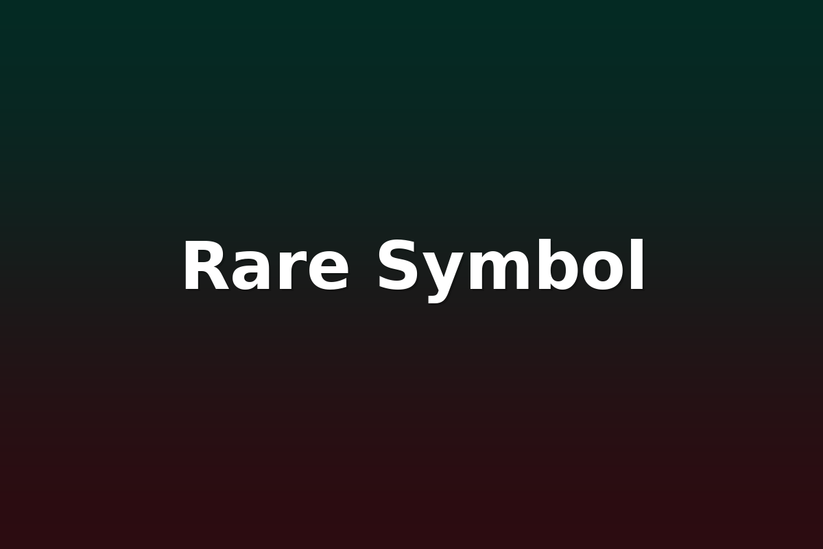 Rare Symbol