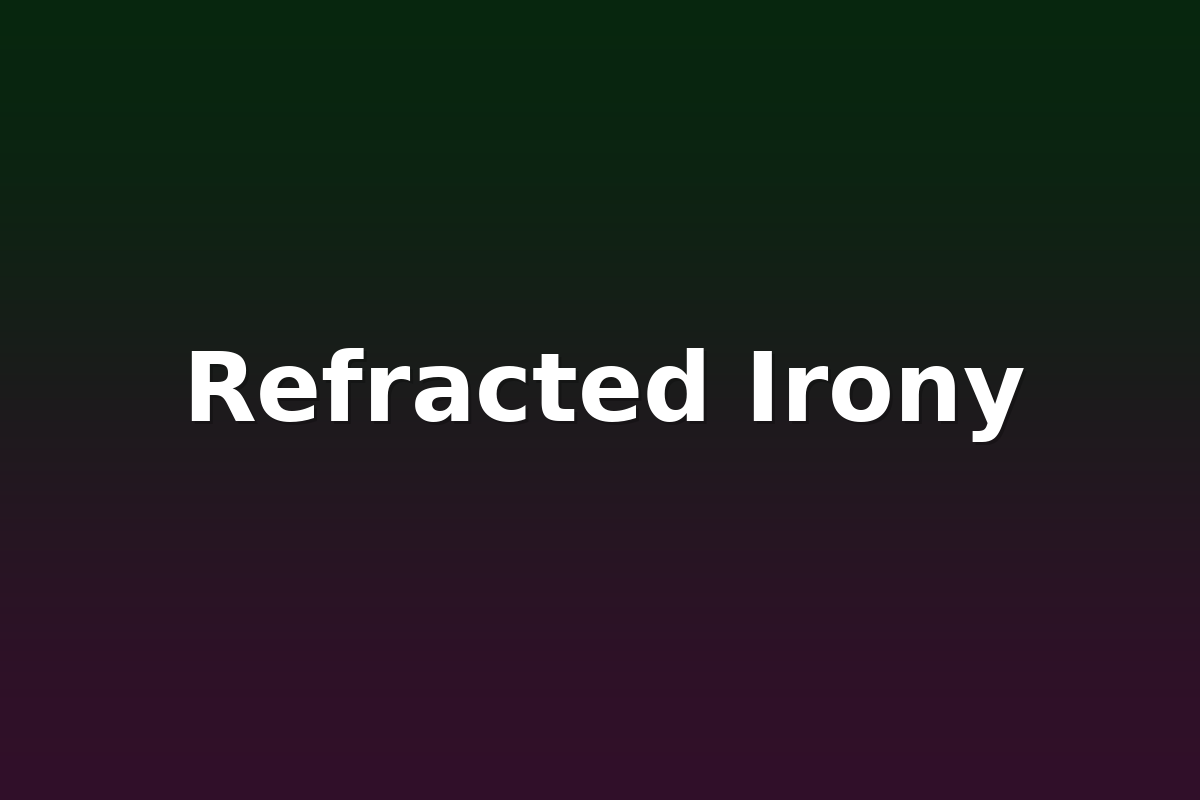Refracted Irony