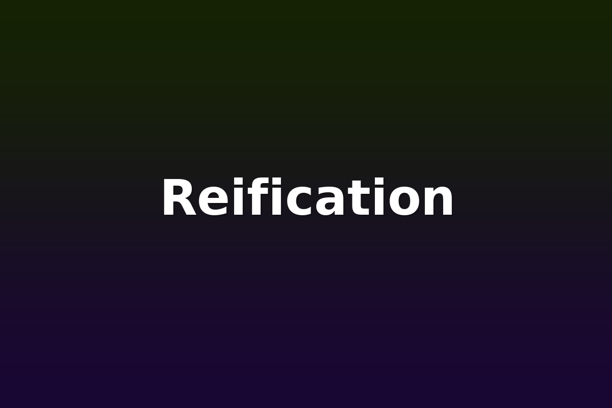 Reification
