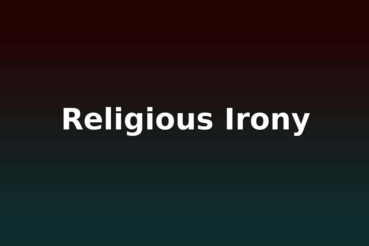 Religious Irony