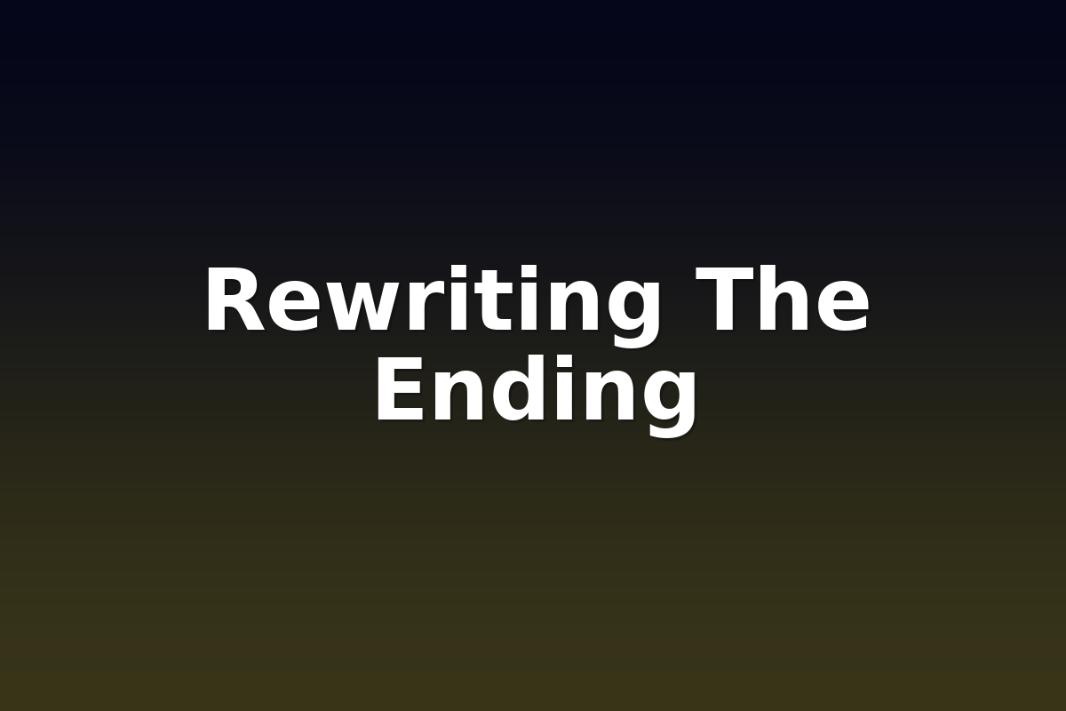 Rewriting The Ending