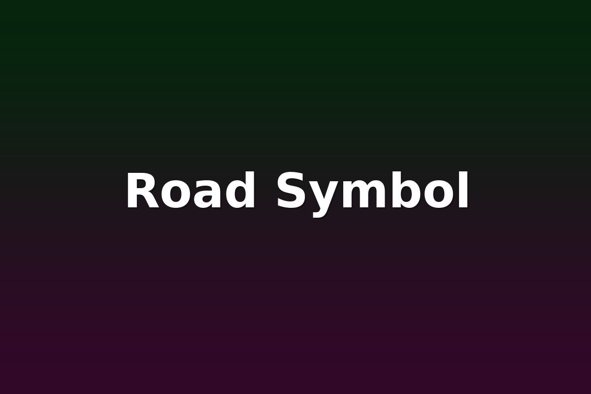 Road Symbol
