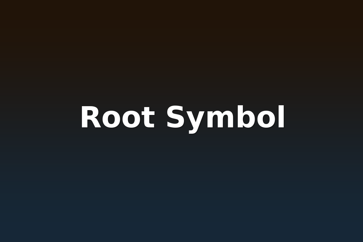 Root Symbol