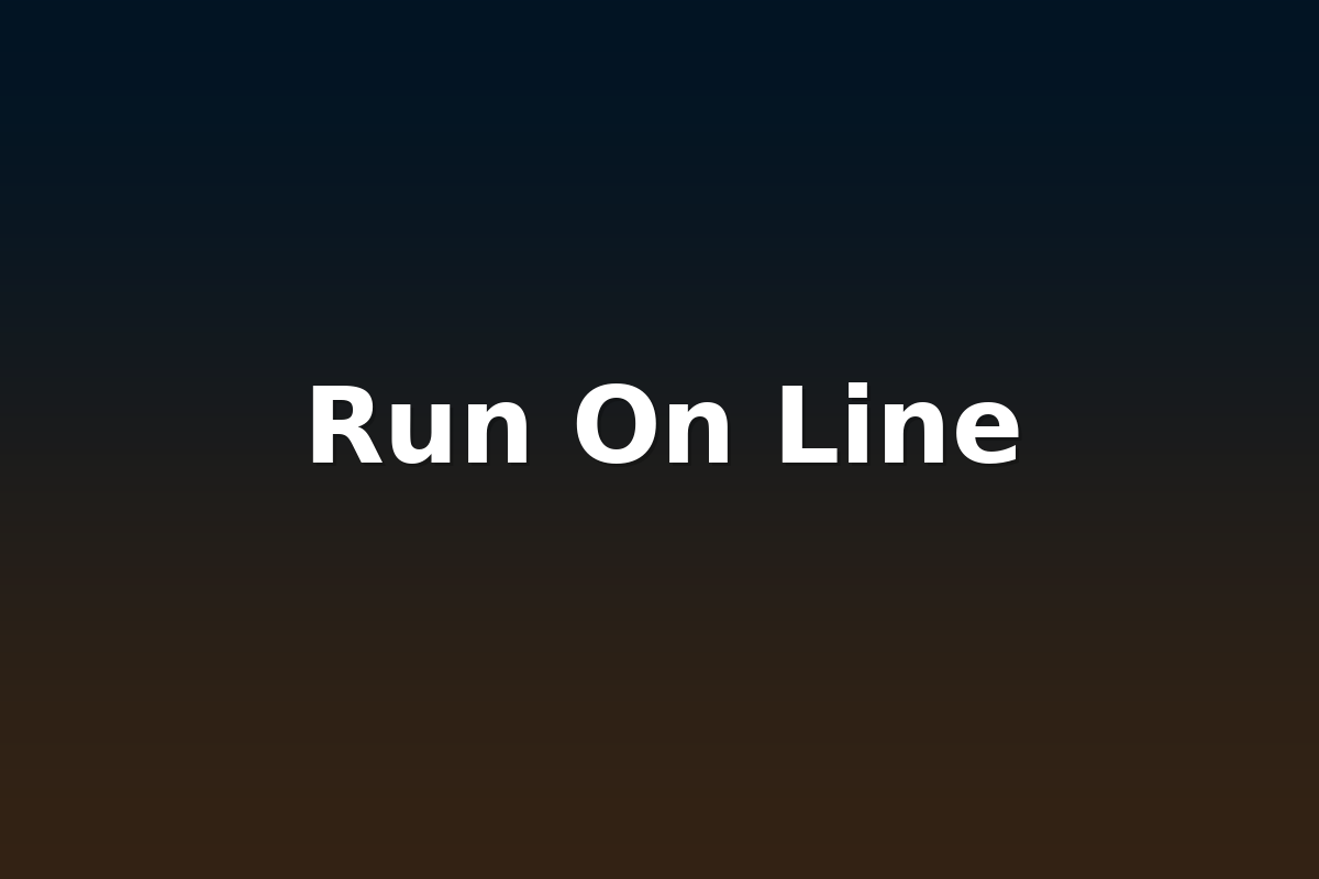 Run On Line
