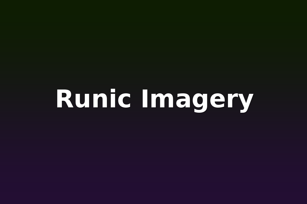 Runic Imagery