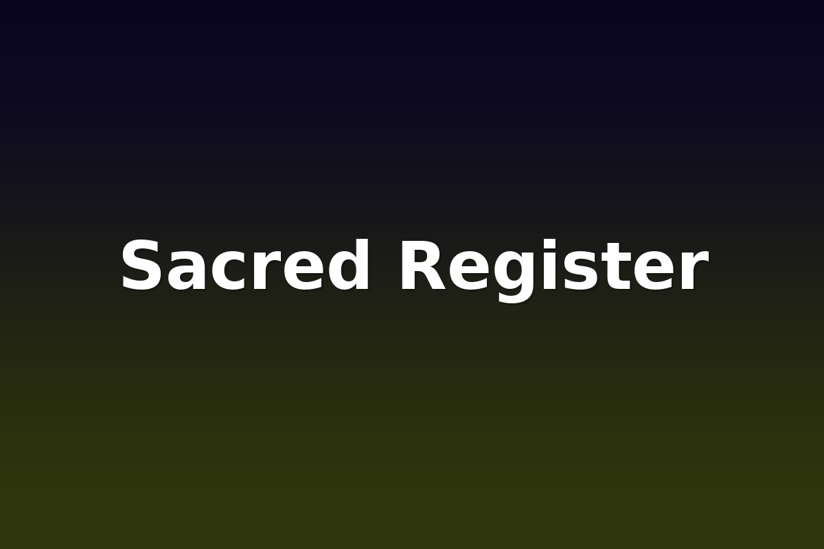 Sacred Register