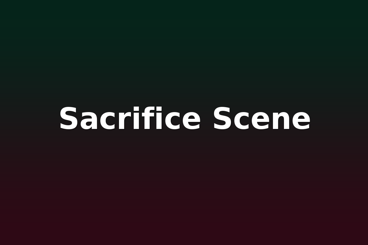 Sacrifice Scene