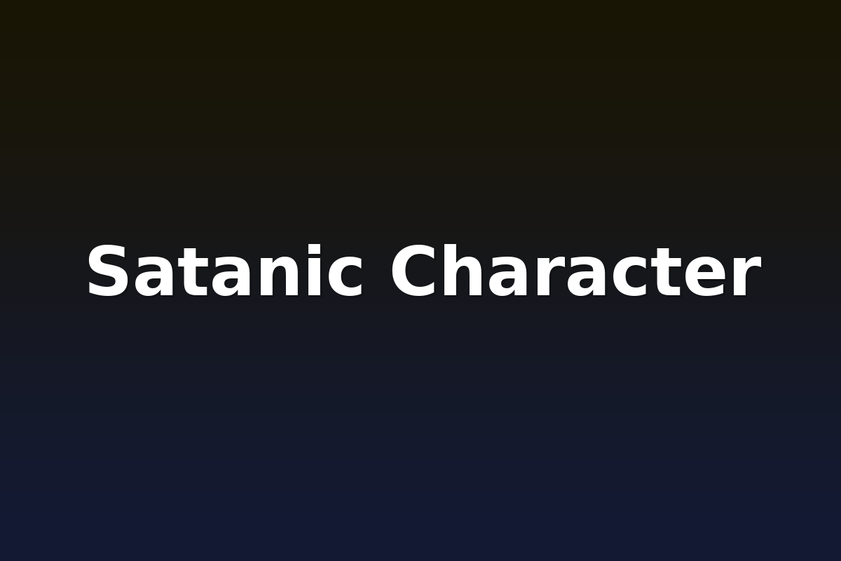 Satanic Character