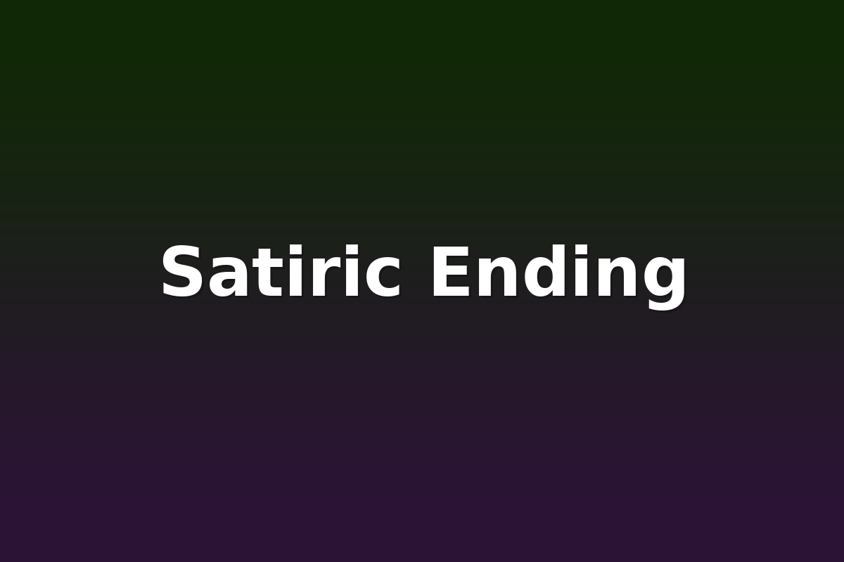Satiric Ending