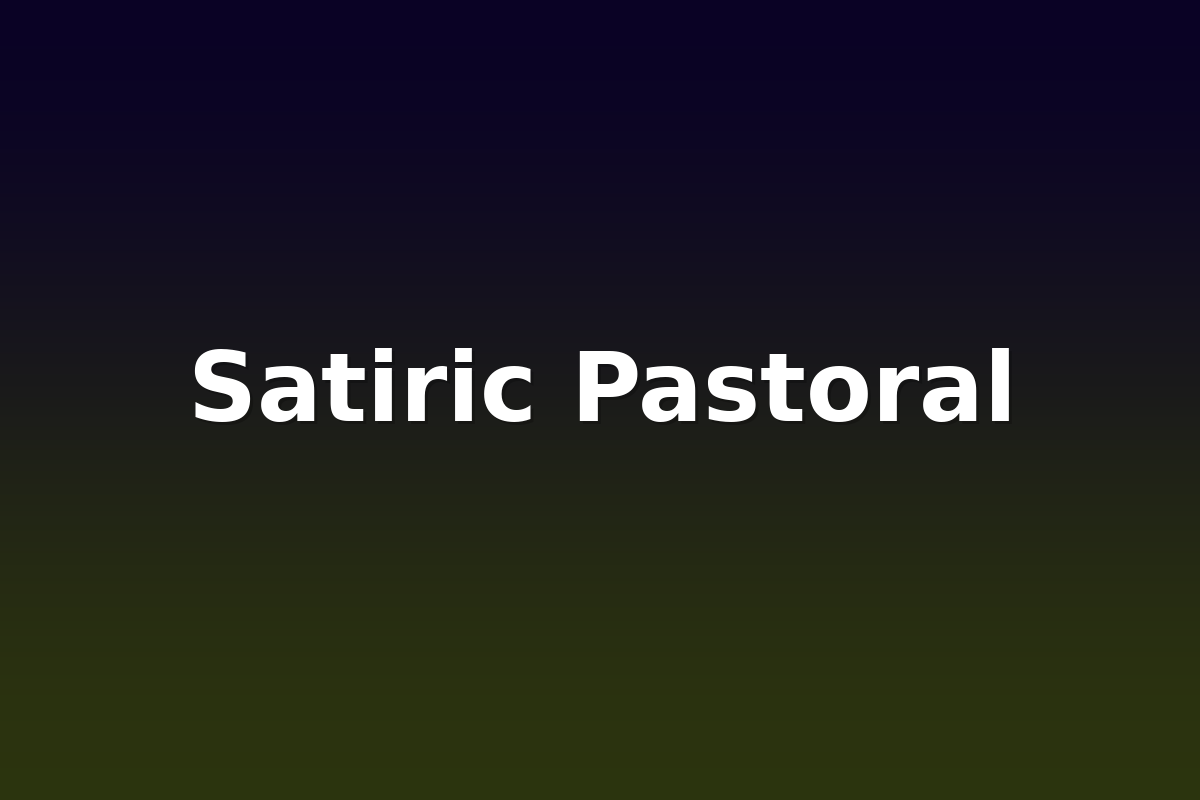 Satiric Pastoral