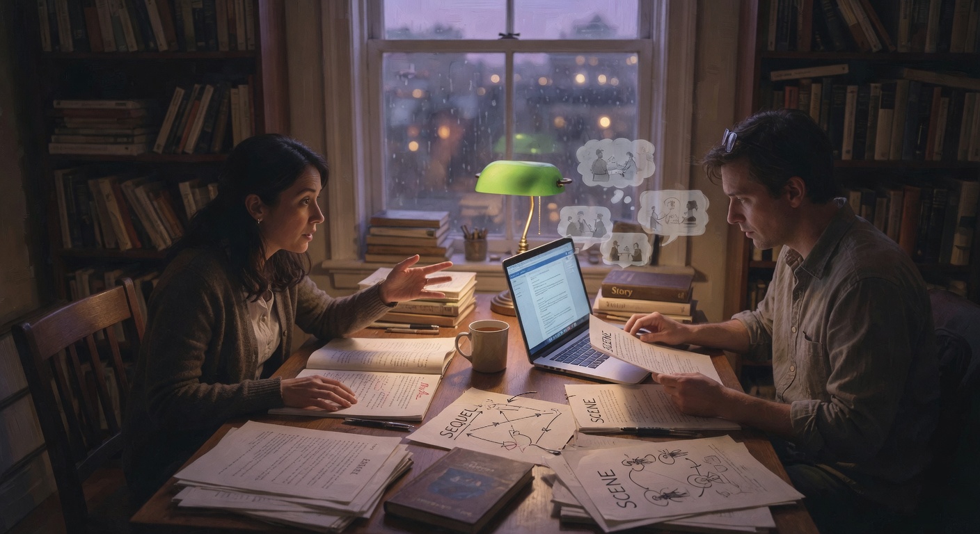 Scene Sequel Technique: Boosting Fiction Writing with AI Pair Work