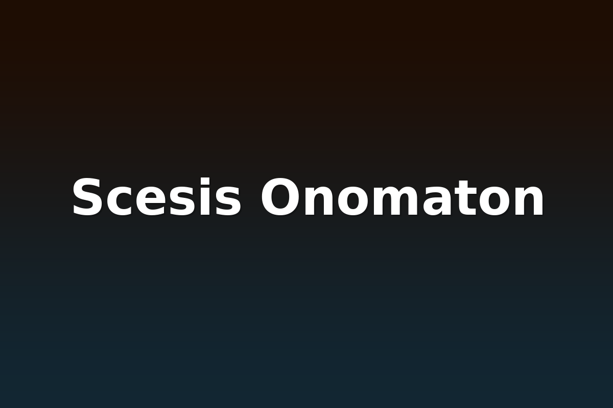 Scesis Onomaton