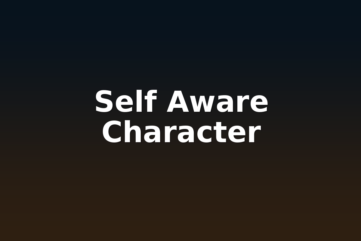 Self Aware Character