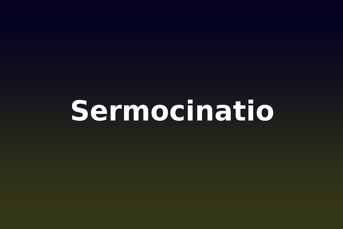 Sermocinatio