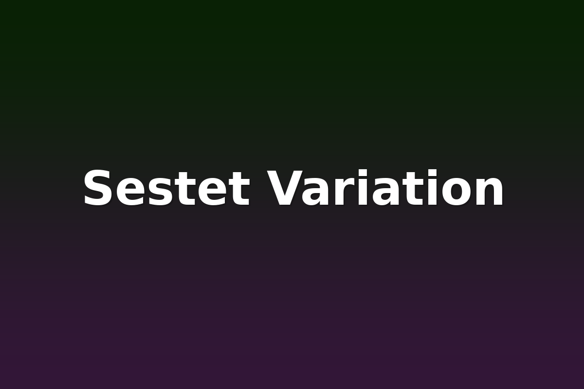 Sestet Variation