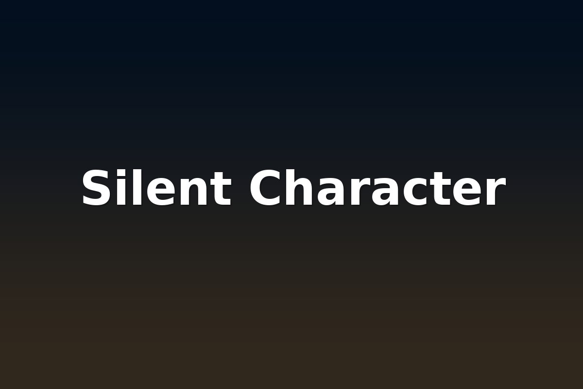Silent Character