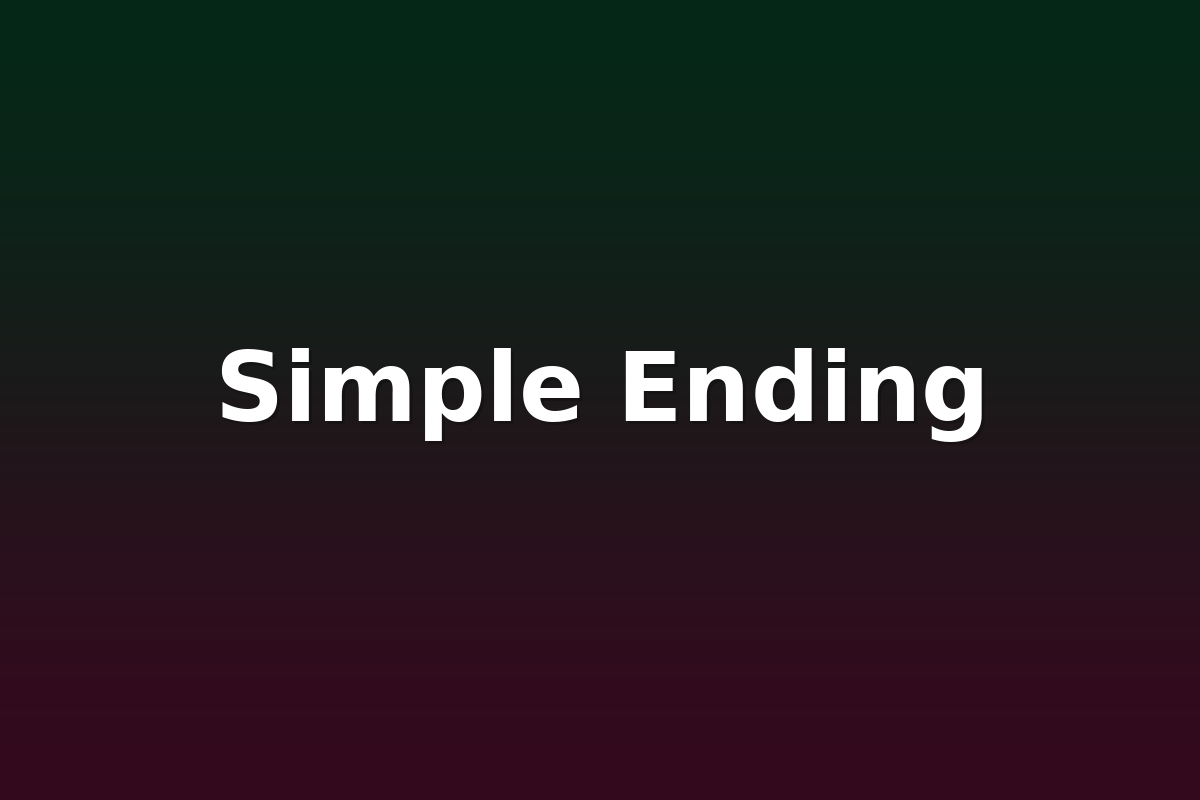 Simple Ending
