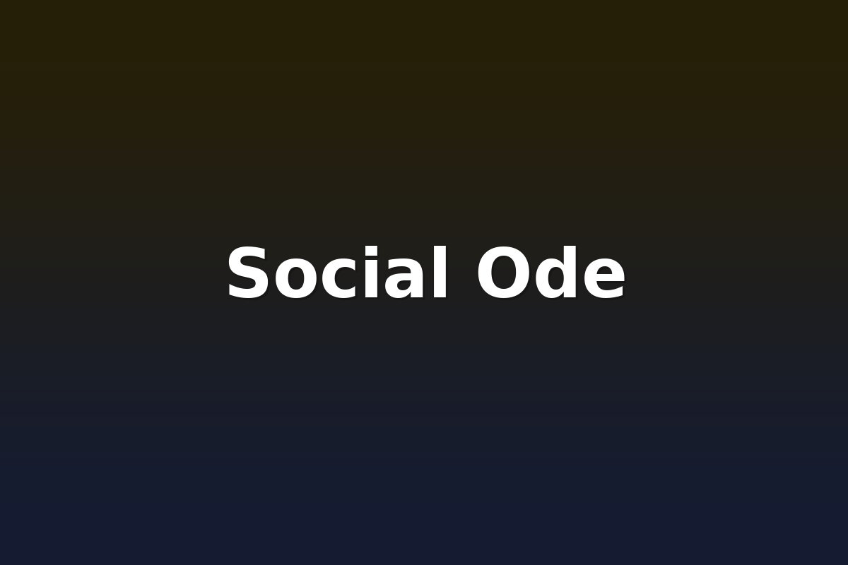 Social Ode