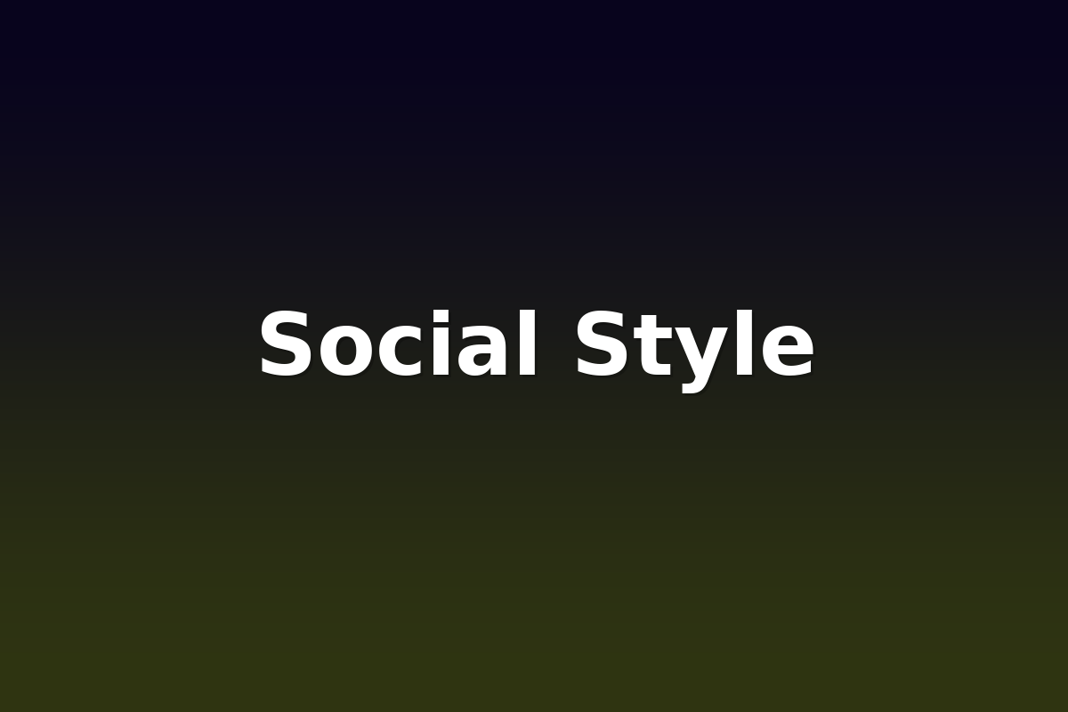Social Style